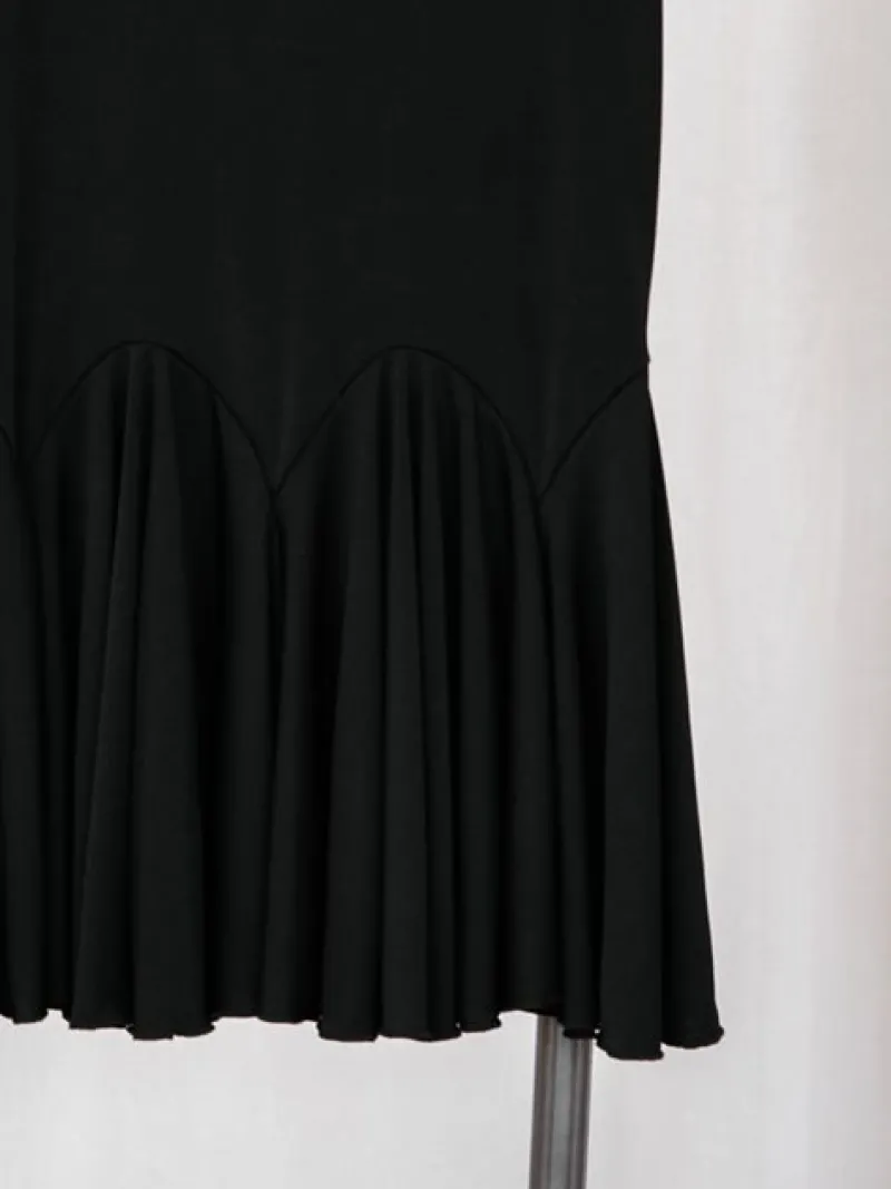 Dame Dansebutikken Danseunderdele Damer-Sort latin nederdel til damer - Ready4dance