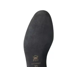 Dansebutikken Tangosko Herrer|Salsasko Herrer-Sort og hvid blødt skind herre dansesko Werner Kern