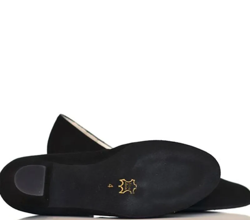 Dame Dansebutikken Standardsko Damer|Social Dansesko-Sort ruskind dame dansesko Ruby Werner Kern