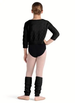 Børn Dansebutikken Ballet Underdele Børn-Sort striktrøje i bomuld til piger Bloch