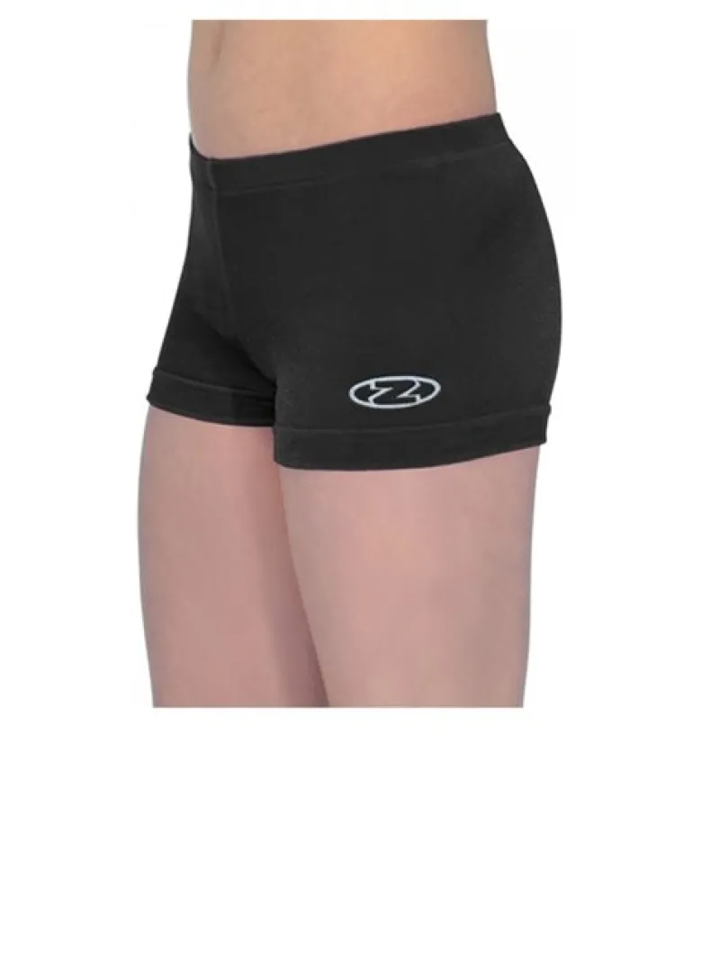 Dansebutikken Underdele Piger-Sorte basic velour shorts til piger gym The zone