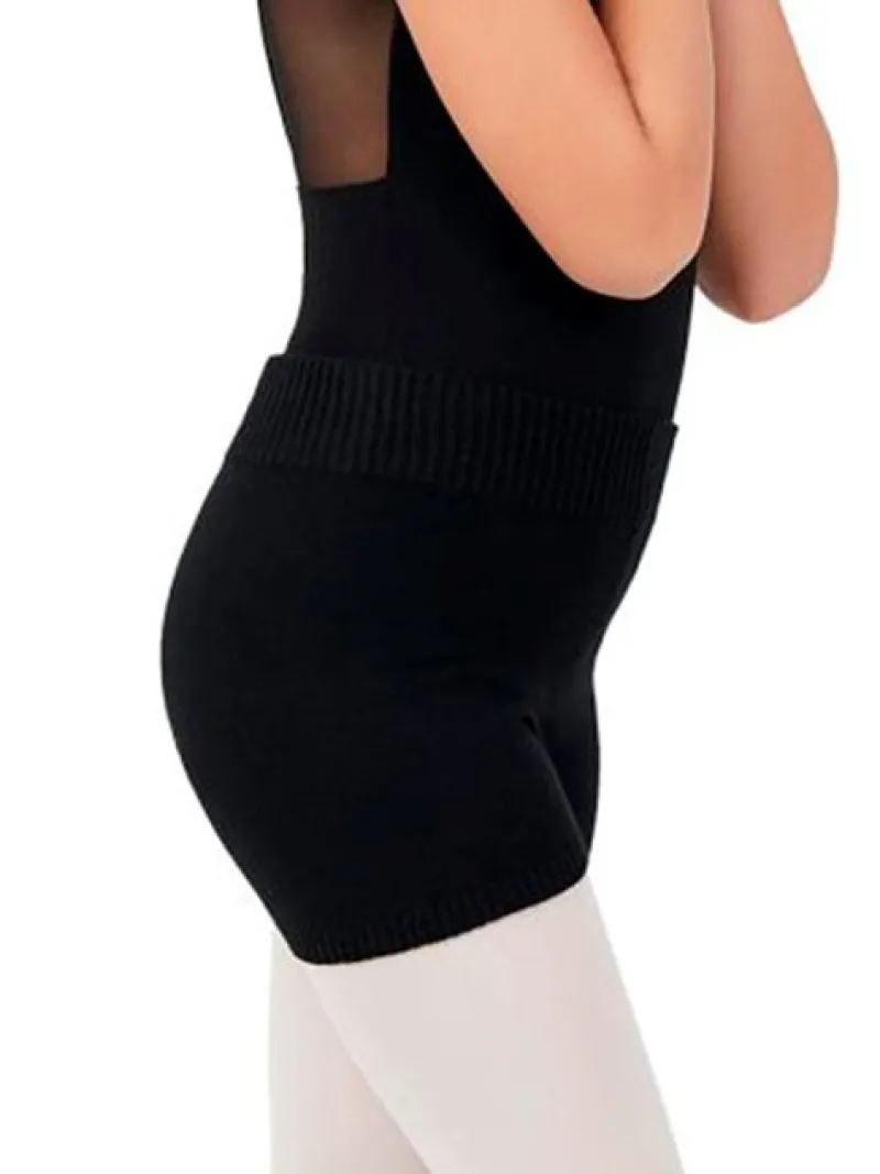 Børn Dansebutikken Ballet Underdele Børn-Sorte bløde strik shorts til piger Capezio