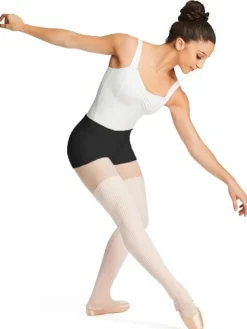 Dame Dansebutikken Ballet Strik Damer|Ballet Underdele Damer-sorte strik shorts til teen og damer Capezio