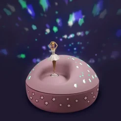 Børn Dansebutikken Balletting Børn-Stjerne projektor med musik og balletdanser.