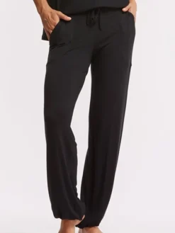 Dansebutikken Pilates Bukser/leggings|Yogabukser-Tempsdanse sort behagelig viskose buks