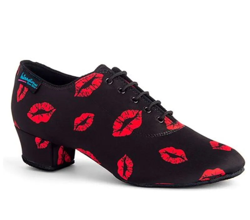 Dame Dansebutikken Salsasko Damer|Tangosko Damer-Træningssko fra International lipstick til damer