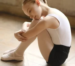Børn Dansebutikken Underdele Piger|Ballet Underdele Børn-Wearmoi sorte strikshorts børn ballet/gymnastik