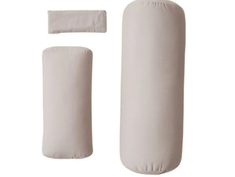 Dansebutikken Andet Til Yoga-Yoga bolster i lysegrå - Moonchild