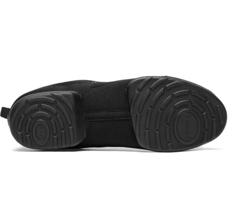 Dame Dansebutikken Sneakers Børn|Salsasko Herrer-ZUMA Rumpf sneaker sort åndbar knit