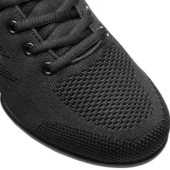 Dame Dansebutikken Sneakers Børn|Salsasko Herrer-ZUMA Rumpf sneaker sort åndbar knit